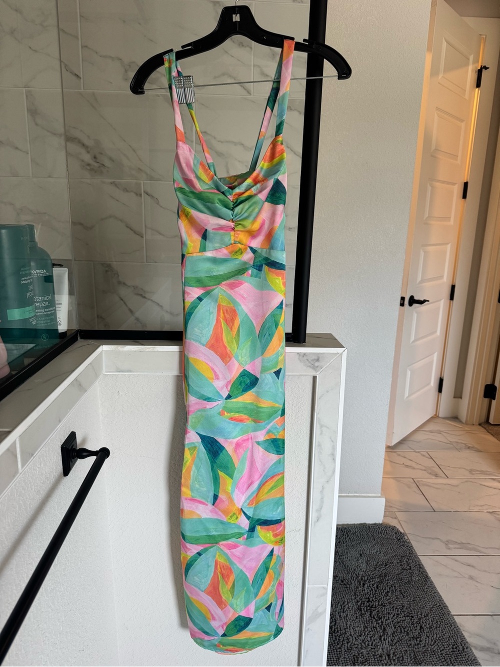 Show Me Your MuMu Pastel Multicolor Midi Dress - Picture 3 of 5